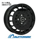 【P10倍！5/9 20:00～】【4枚セット】 LUMACA MODEL-3 14x4.5 +43 100x4 BLACK インチサイズ：14インチ リム幅：4.5 インセット：+43