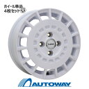 【P10倍!6/5】【4枚セット】 LUMACA MODEL-3 15x4.5 +43 100x4 WHITE インチサイズ:15インチ リム幅:4.5 インセ...
