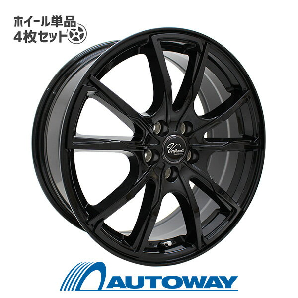 【P10倍！5/23 20:00-23:59】【4枚セット】 Verthandi PW-S10 17x7.0 48 100x5 BLACK インチサイズ：17インチ リム幅：7.0 インセット：+48