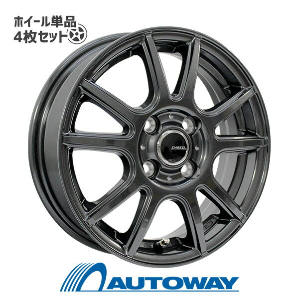 【P10倍！5/15限定】【4枚セット】 EMBELY S10 12x3.5 +44 100x4 GM インチサイズ：12インチ リム幅：3.5 インセット：+44