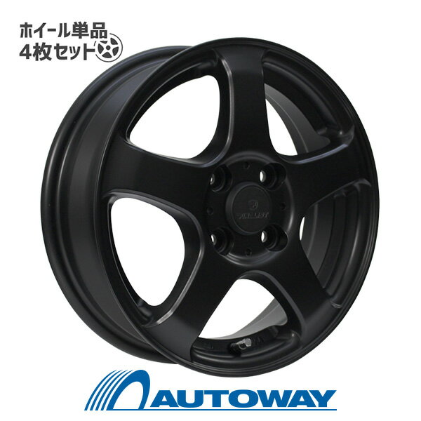 【P最大36倍！6/23 12:00〜】【4枚セット】 FINALIST FZ-S5 15x5.5 +43 100x4 MBL インチサイズ：15インチ リム幅：5.5 インセット：+43