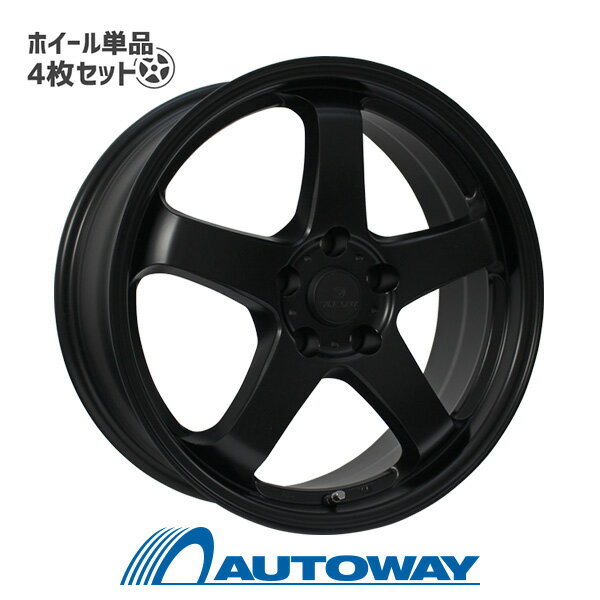 【P最大30倍！2/15】【4枚セット】 FINALIST FZ-S5 17x7.0 +38 114.3x5 MBL インチサイズ：17インチ リム幅：7.0 インセット：+38