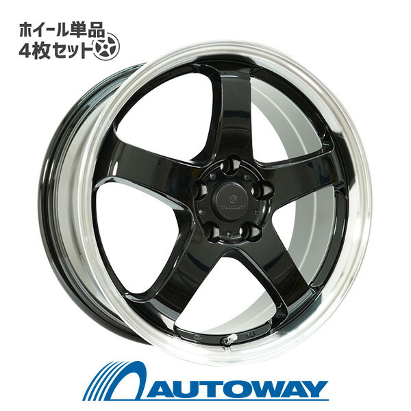 【P最大37倍！12/7 20:00〜】【4枚セット】 FINALIST FZ-S5 17x7.0 +38 114.3x5 BL/RP インチサイズ：17インチ　リム幅：7　インセット：+38