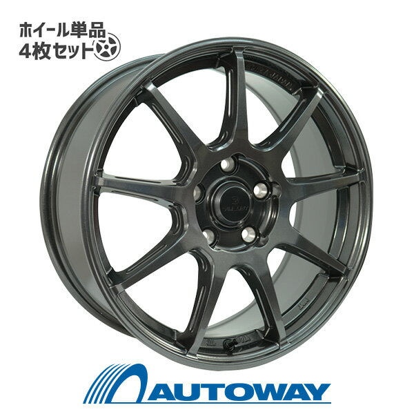 【P最大36倍！6/23 12:00〜】【4枚セット】 FINALIST FJ-S9 17x7.0 +48 114.3x5 DGM インチサイズ：17インチ　リム幅：7　インセット：+48