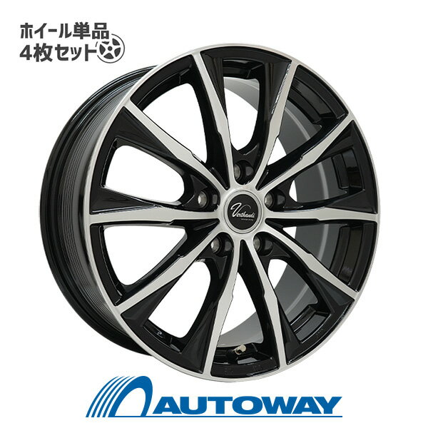 【P最大37倍！12/7 20:00〜】【4枚セット】 Verthandi VW-S10 16x6.5 +47 114.3x5 BK/P インチサイズ：16インチ　リム幅：6.5　インセット：+47