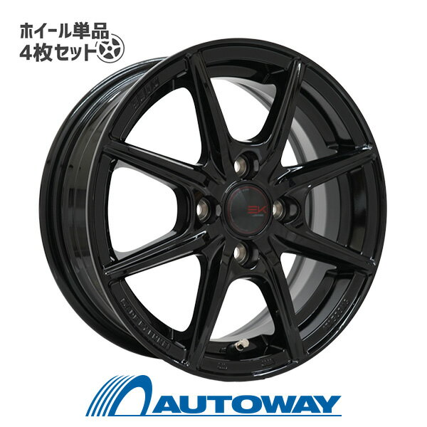 【P最大37倍！12/7 20:00〜】【4枚セット】 SEIN EK 14x5.5 43 100x4 BK