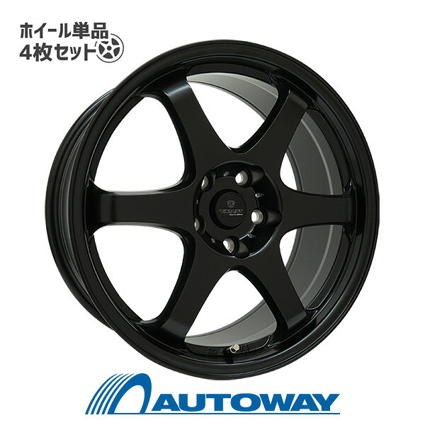 【4枚セット】 FINALIST FZ-S6 17x7.0 48 100x5 MBK インチサイズ：17インチ　リム幅：7.0　インセット：+48