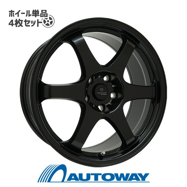 【4枚セット】 FINALIST FZ-S6 17x7.5 45 114.3x5 MBK インチサイズ：17インチ　リム幅：7.5　インセット：+45