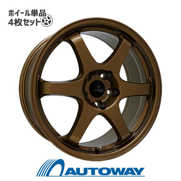 【4枚セット】 FINALIST FZ-S6 17x7.0 38 114.3x5 BR インチサイズ：17インチ　リム幅：7.0　インセット：+38