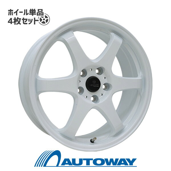 【P最大39倍！6/9 20:00〜】【4枚セット】 FINALIST FZ-S6 16x6.5 38 114.3x5 WH インチサイズ：16インチ　リム幅：6.5　インセット：+38