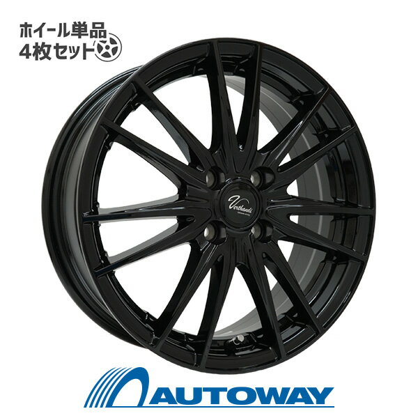 【P最大30倍！6/18】【4枚セット】 Verthandi VB-S14 14x5.5 +38 100x4 BK インチサイズ：14インチ　リム幅：5.5　インセット：+38