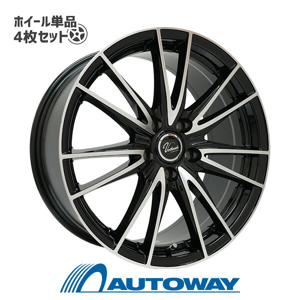 【4枚セット】 Verthandi VB-S14 18x7.0 +38 114.3x5 BK/P インチサイズ：18インチ　リム幅：7.0　インセット：+38