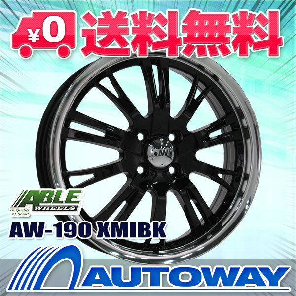 215/40R17 サマータイヤ タイヤホイールセット 【送料無料】AW-190 17x7.0 +42 100x4 XMIBK + NANKANG NS-2 ナンカン スポーツタイヤ （215-40-17 215/40/17 215 40 17)夏タイヤ 17インチ 4本セット 新品