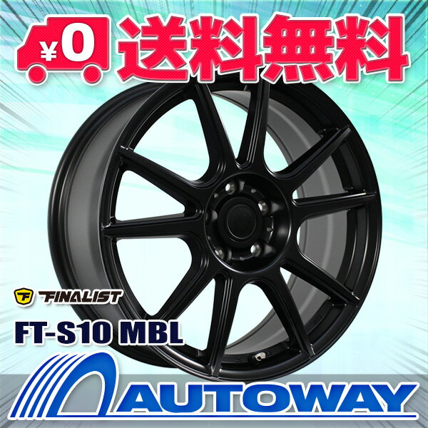 ��P����40�ܡ�1/15�ۡڼ����оݡ�195/60R16 ���ޡ������� ������ۥ����륻�å� FINALIST FT-S10 16x6 +40 100x5 MBL + ECO-2 +(Plus) ������̵���� (195/60/16 195-60-16 195/60-16) �ƥ����� 16�����