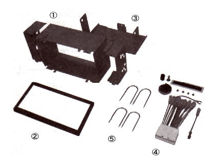 NKK-T43D 日東工業 NITTO BESTKIT スピーカー・ナビ・オーディオの取付に カナック 取り付けキットマツダ汎用（24P）