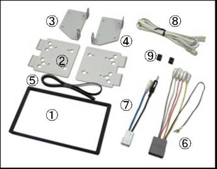 NKK-H78DS 日東工業 NITTO BESTKIT スピーカー・ナビ・オーディオの取付に カナック 取り付けキットアクティ(トラック）