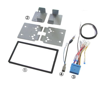 NKK-H71D 日東工業 NITTO BESTKITスピーカー・ナビ・オーディオの取付に カナック　取り付けキットゼスト 　コンビニ受取不可