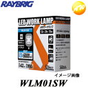 WLM01SW 新LEDワークランプ RAYBRIG 丸型・スポット配光・ホワイトタイプ 軽トラック・フォークリフト・トラクター 軽量