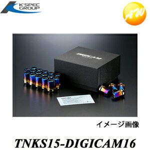 TNKS15-DIGICAM16 チタンナット貫通ショートM12-1.5 DIGICAM 16個 6角 35mm ケースペック　コンビニ受取不可