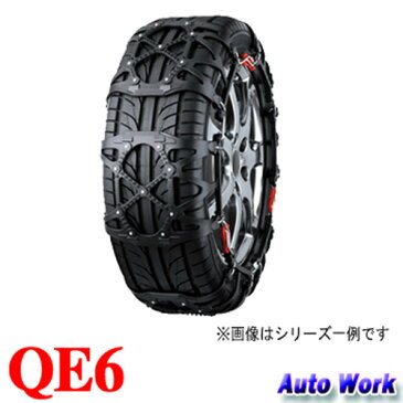 タイヤチェーン 非金属 バイアスロン クイックイージー QE6 165/80R14,185/65R14,195/60R14,175/65R15,185/60R15,195/55R15(夏）,175/60R16,等非金属 タイヤチェーン カーメイト　NEWパッケージ