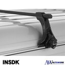 INNO イノー INSDK スクエアベースステー ブラック |カー用品 キャリア 雨ドイ車用 ハードタイプ