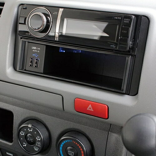 槌屋ヤック オーディオパーツ DIN BOX USB 電源 2.4A VP-D12 |カー用品 カーアクセサリー ソケット分配器 USBポート autowork-10006806 オートワーク楽天市場店 サンプル画像3