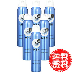 エージーデオ 24 メンズ デオドラント スプレー AG マリンオーシャンの香り 100g ×6個 送料無料