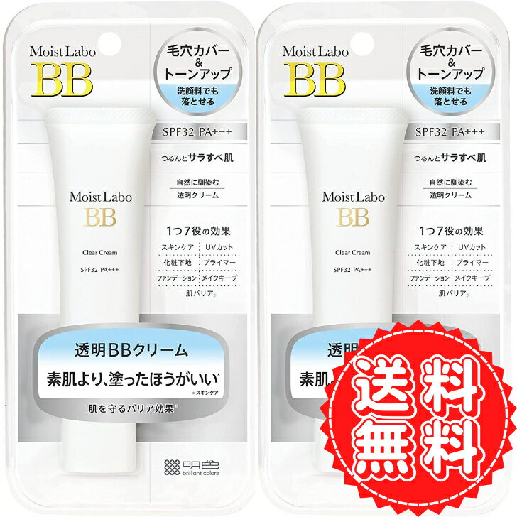 モイストラボ BB 下地 透明BBクリーム 肌 UVカット スキンケア 化粧下地 ファンデーション メイクキープ プライマー 肌バリア マスク サラすべ 毛穴カバー トーンアップ 洗顔で落ちる SPF32 PA…