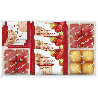 あまおう苺バウムクーヘン&プチフィナンシェ ギフトボックス FAO-25R 内祝い お返し ギフトセット 出産内祝い 結婚内祝い 御祝 お供え 御供 お歳暮 御...