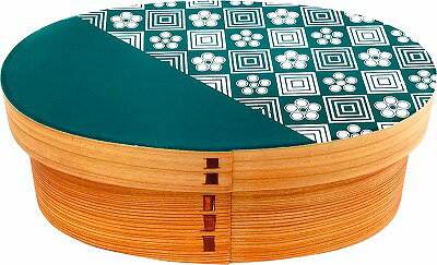 送料無料 送料込 山中塗り Kutan 曲げわっぱお弁当箱 Sサイズ 梅畳 青(緑) B20-7-3s キッチン 食器 内祝い お返し 出産内祝い 結婚内祝い 母の日 プレゼント 入学内祝い 初節句内祝い 香典返し 粗供養 お供え