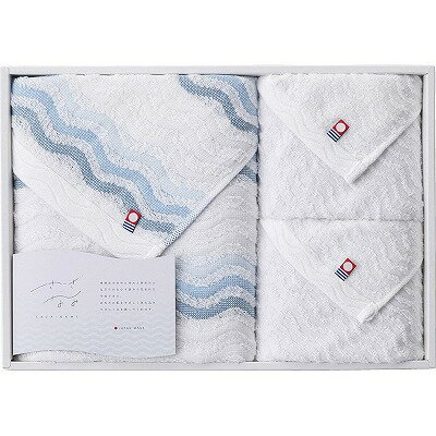 今治タオル さざ波 バスタオル＆ウォッシュタオル2P NAM-2540 内祝い お返し 出産内祝い 結婚内祝い 入学内祝い お中元 暑中見舞い 初盆志 香典返し 粗供養 お供え 御供 快気祝い 快気内祝