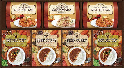 送料無料 送料込 BUONO TAVOLA レストランカレー＆味わいパスタソースセット BCF-DDX 内祝い お返し 出..