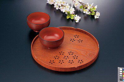 楽天市場】丸盆 花柄の通販