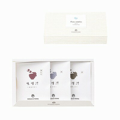 送料無料 送料込 OCEAN&TERRE 海鮮味噌汁セットA ギフトセット 内祝い 出産内祝い 結婚内祝い 法要 香典返し 粗供養 お供え 快気祝い 快気内祝い