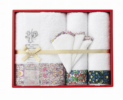 送料無料 送料込 prima rosette using by LIBERTY FABRICS タオルセット PR-2460 内祝い お返し ギフト..