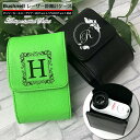 アンティーク イニシャル Bushnell ブッシュネル 専用 ゴルフ用 レーザー距離計ケース(全5色) ピンシーカー スロープツアーZ6ジョルト プロX2ジョ...