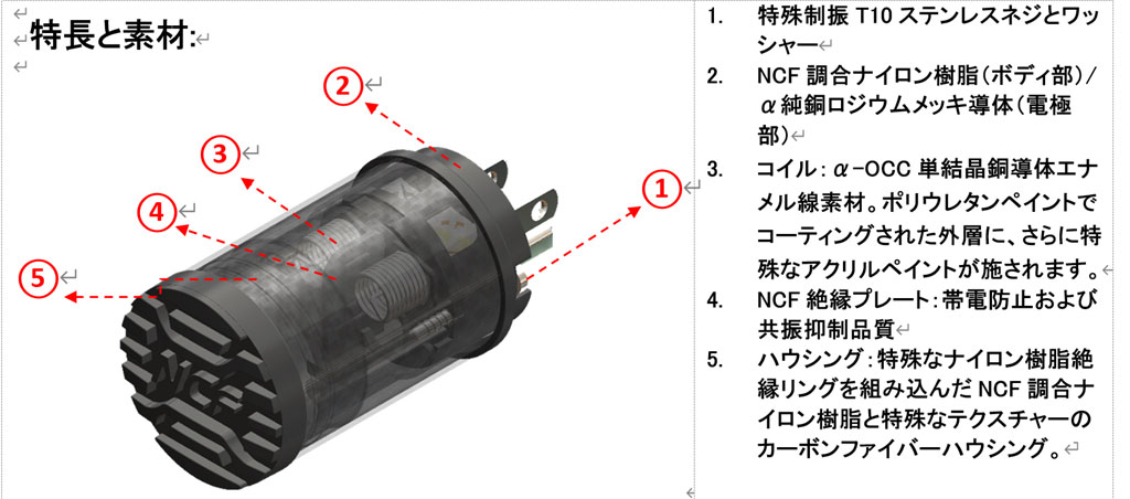 NCF Clear Line FURUTECH [ �ե�ƥå� ]���Ÿ��Υ����ե��륿����(1��)