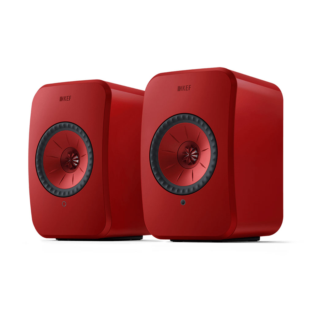 LSX II RD:ラヴァレッド KEF ケーイーエフ ワイヤレスHiFiスピーカー ペア KEF JAPAN正規仕入品