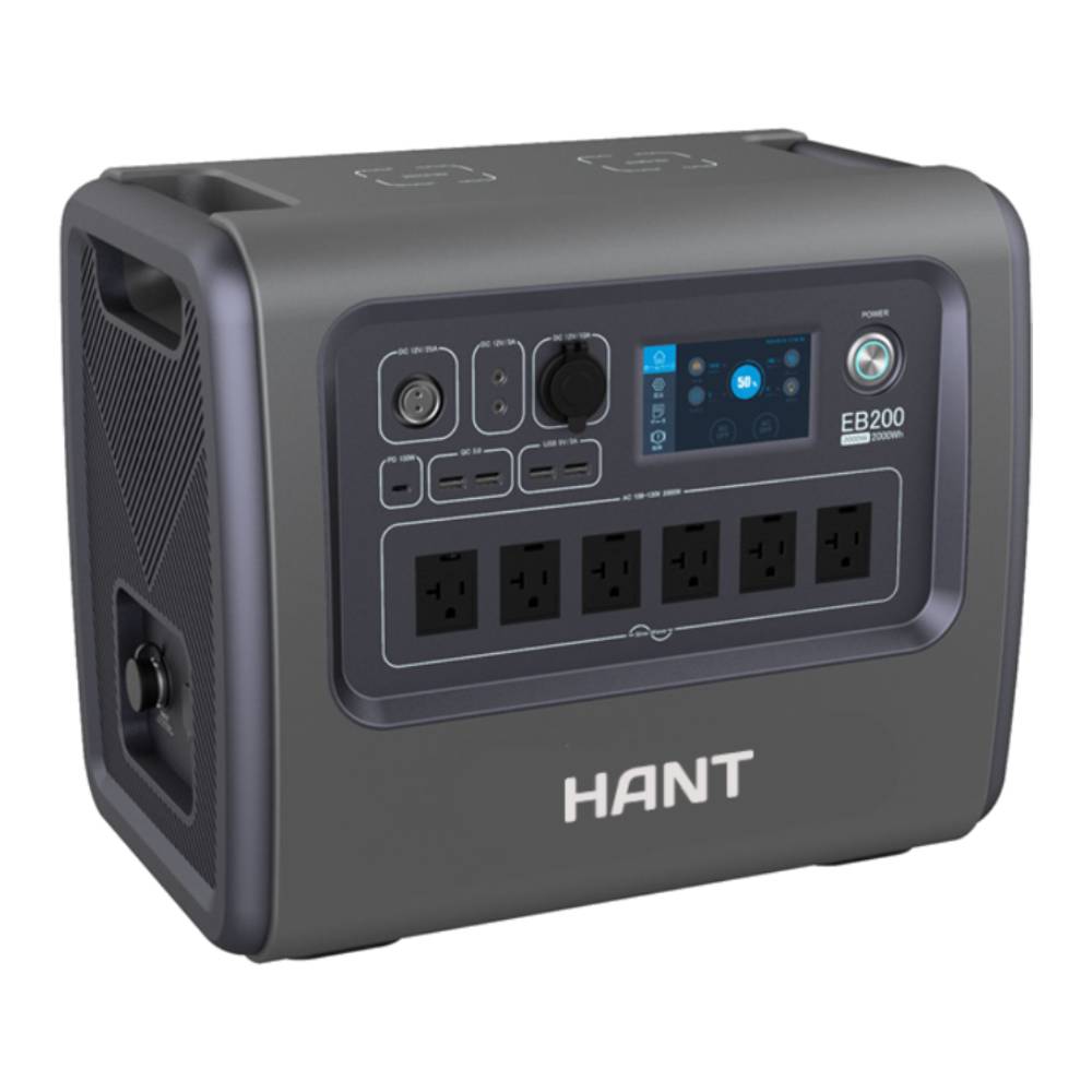 HANT(ハント) ポータブル電源 EB200 超大容量 625000mAh/2000Wh 瞬間最大出力2500W