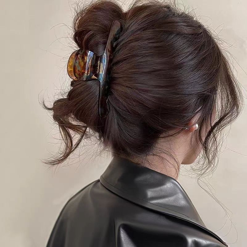Rakuten - ブルーミックス マーブル柄 ヘアクリップ ヘアアクセサリー