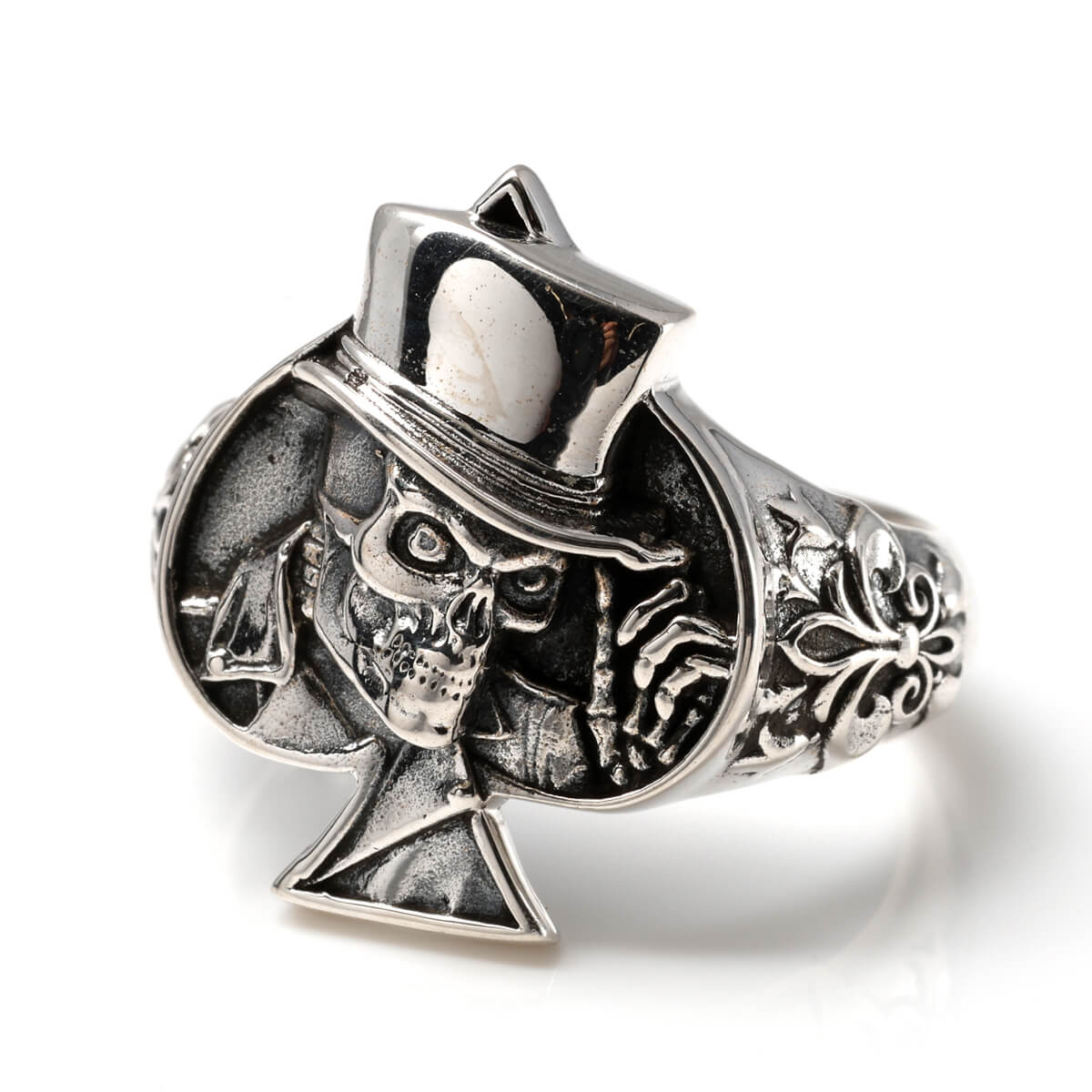 シルバー リング 17号-21号 いぶし加工 RP-008XESL