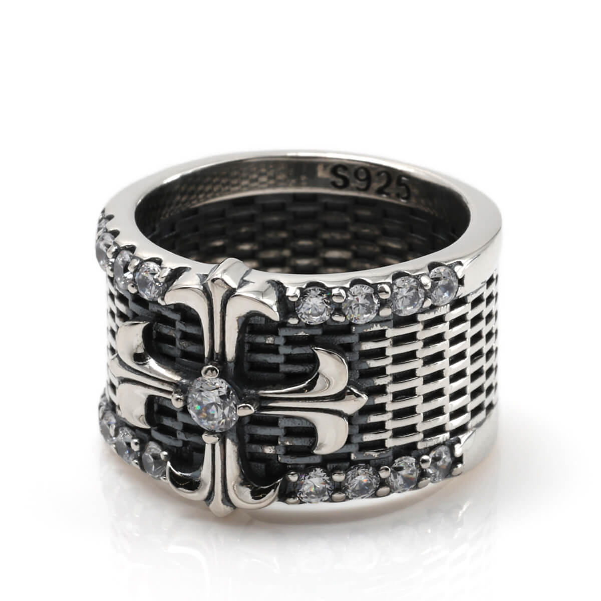 シルバー リング いぶし加工 9号-25号 A1A141