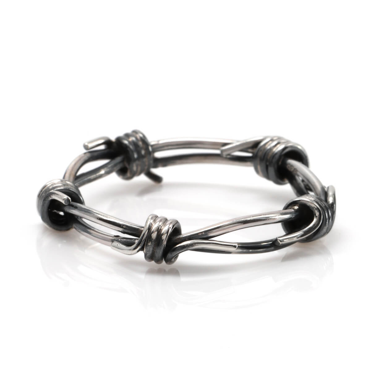 シルバー リング 9号-19号 いぶし加工 SET024-RPESL