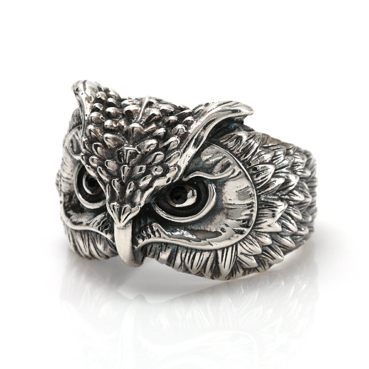 シルバー リング 15号-25号 いぶし加工 AVR001-OX