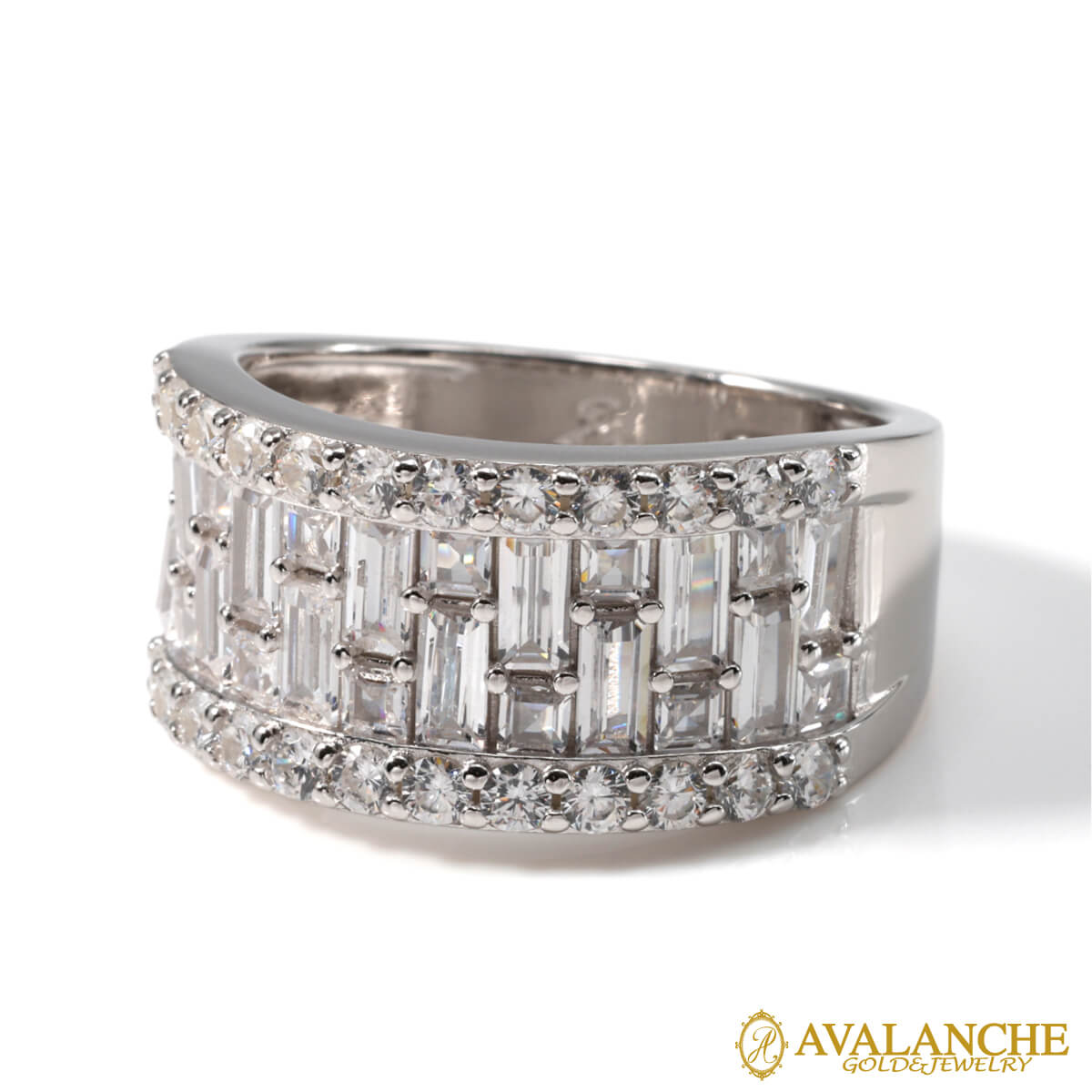 シルバー リング 17号-25号 ZIGZAG