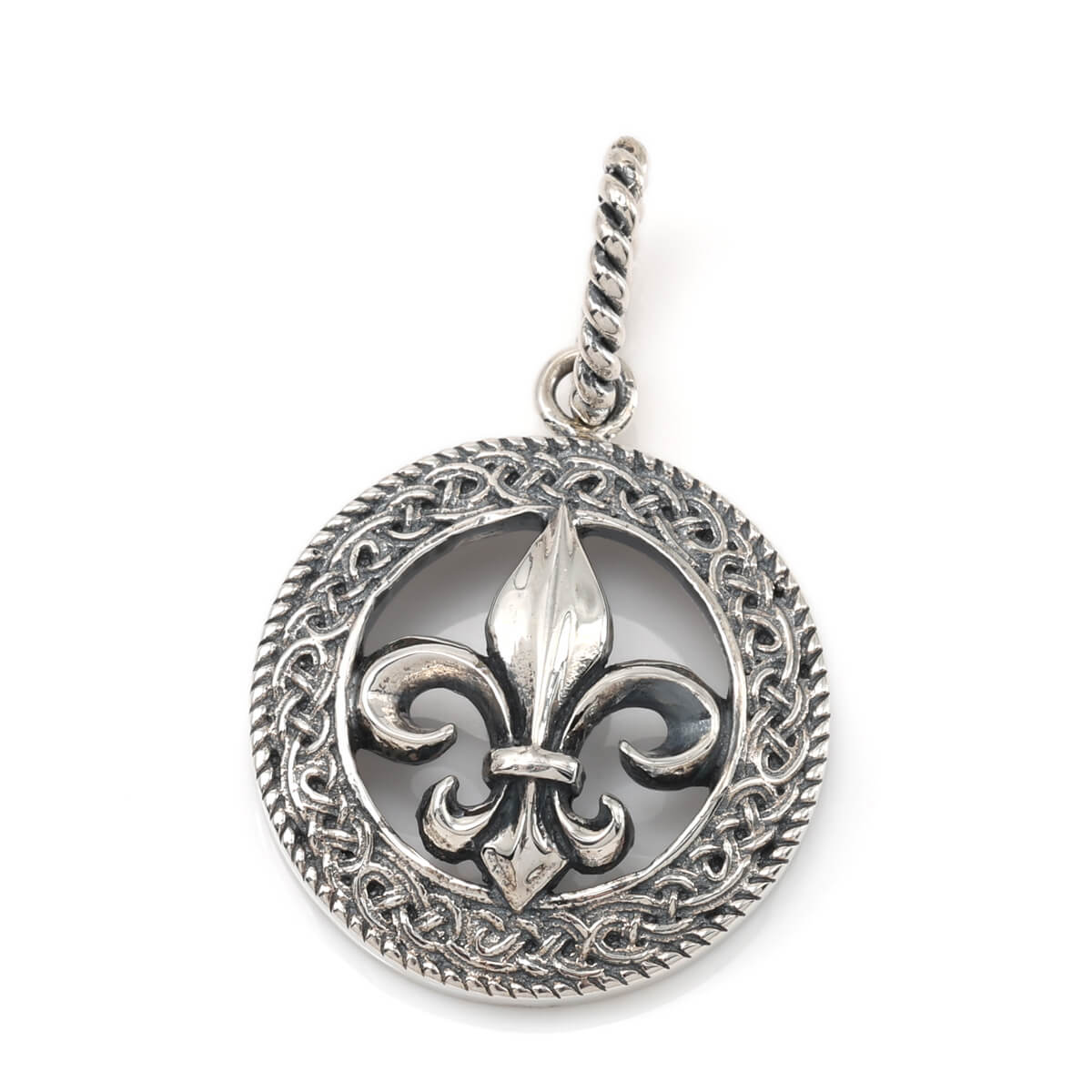 シルバー ペンダント いぶし加工 PD-3128ESL