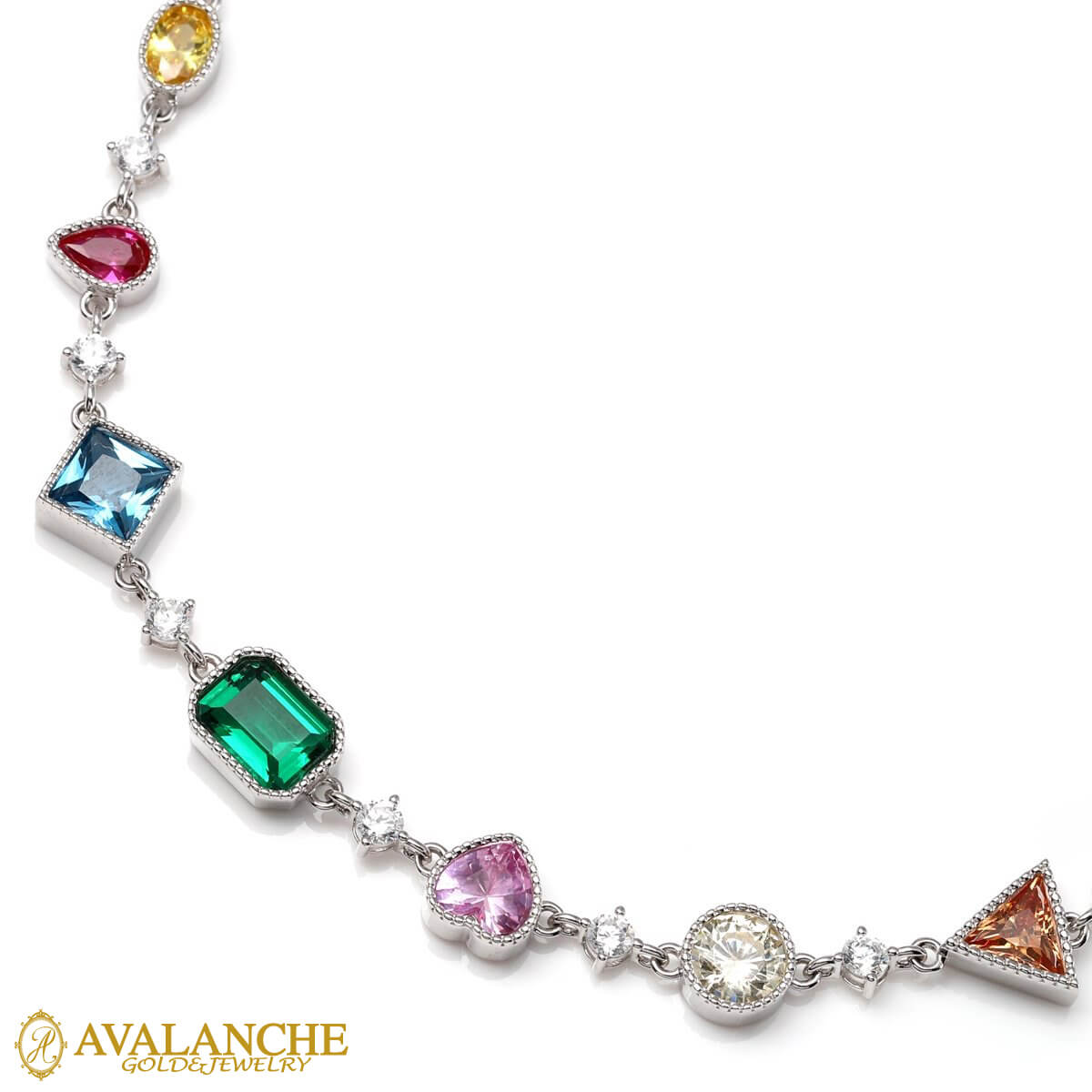 シルバー ネックレス 幅9.8mm 45cm-50cm AHN-0102