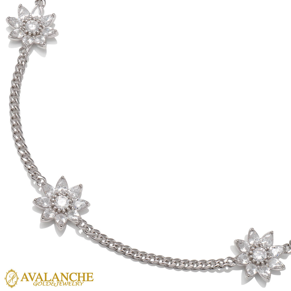 乐天商城 - シルバー ネックレス 幅15.5mm 51cm AHN-0103