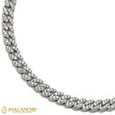 シルバー マイアミネックレス 幅6mm 45cm-50cm AGZC-6 SJ25