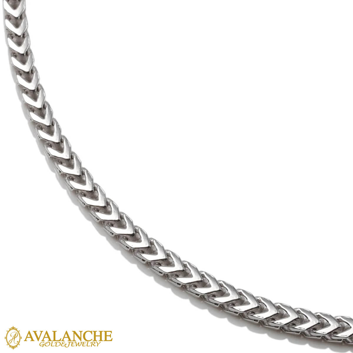 シルバー フランクリンネックレス 幅2.5mm 45cm-70cm 080ABQDOV4L